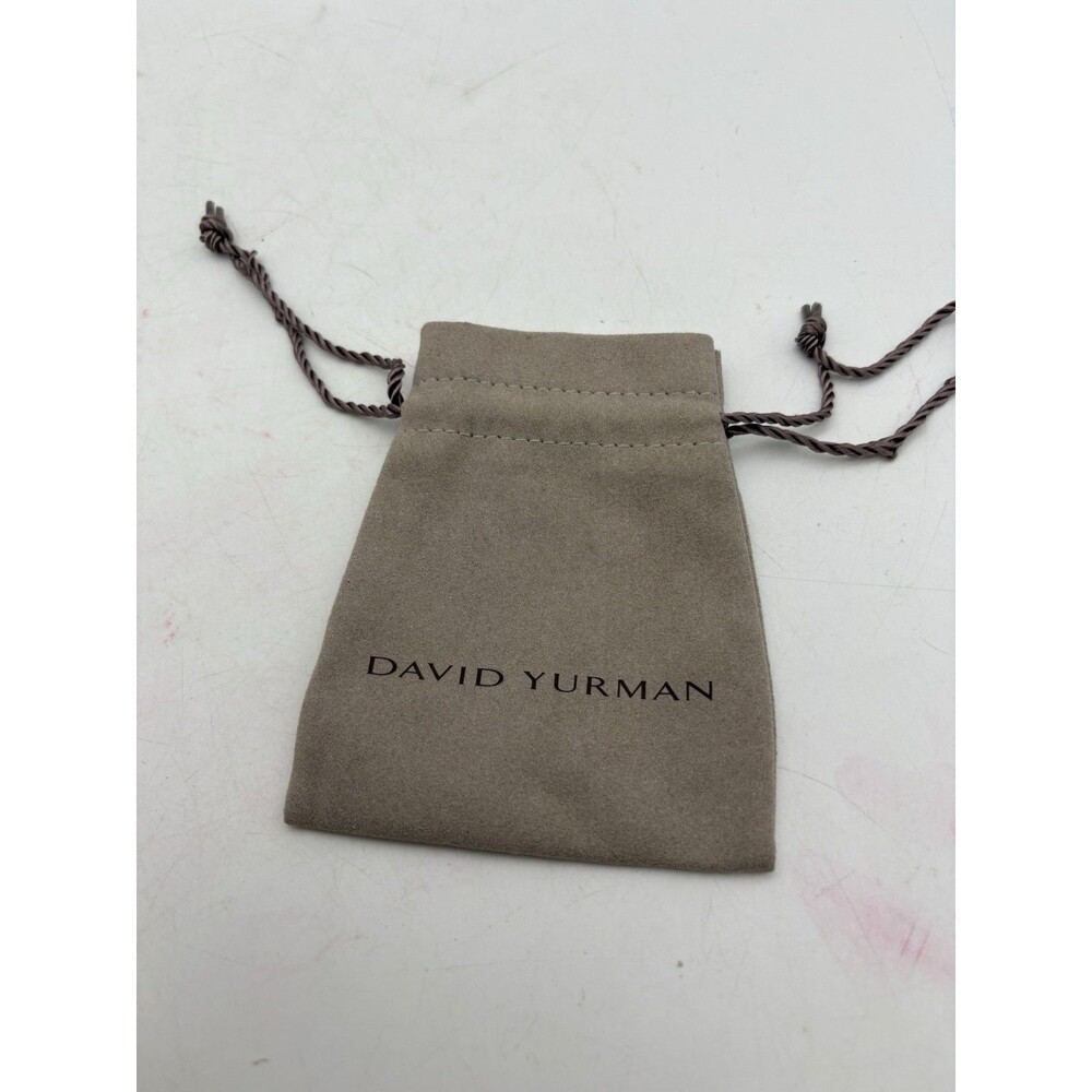 David Yurman Gray Jewelry Dust Bag Drawstring Storage Pouch 3.5x5